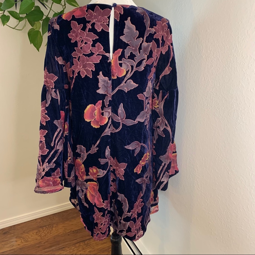 NWT California Moonrise Boho Velvet Dress. - Picture 2 of 8